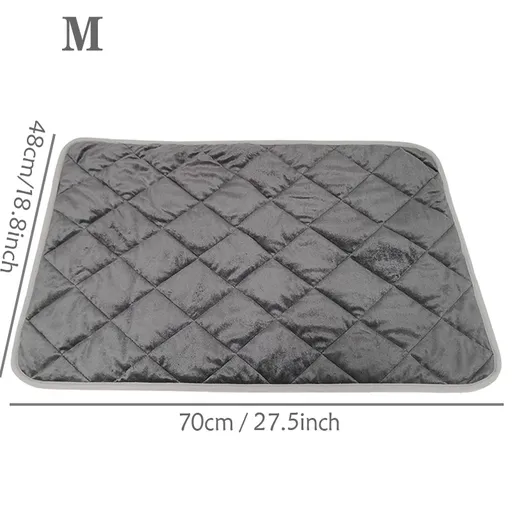 Self-Warming Pet Mat with Heat Reflective Technology for Dogs and Cats Waterproof No Electricity Needed Comfortable Winter Pad for Local Pet Owners(48*70cm)