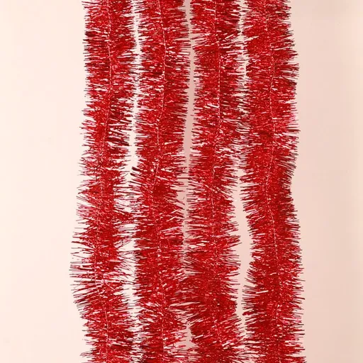Chunchen Gold 7cm x 2m Plastic Party Decoration Garland Red 7cm wide (2 m long)