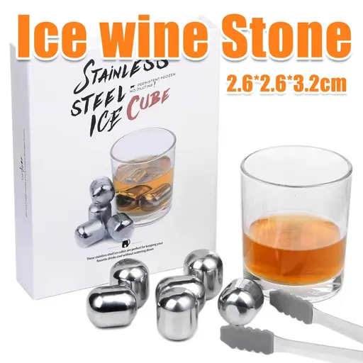 6-Piece Reusable Metal Drink Chiller Set