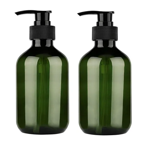 4PCS Plastic Bottles with Pump 500ml Refillable Plastic Soap Dispenser Bottle for Bathroom or Kitchen Handwash Lotions Shampoo Conditioner