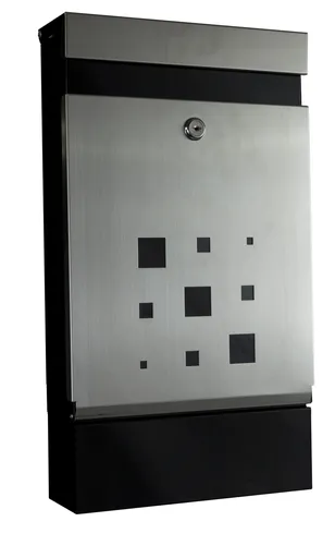 Sandleford Letter Box Caddy Stainless Steel Lockable Mailbox - Wall Mounted