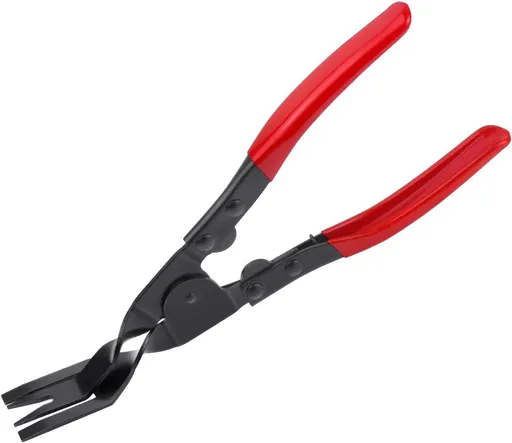 1 Pcs Automobile Interior Upholstery Trim Clip Pliers Remover Tool, Push Pin Pliers Panel Clip Removal Pliers Trim Removal Tool (Red)