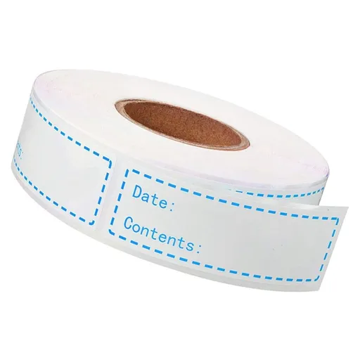 500Pcs Blue Record Date Stickers Made of Eco Friendly Paper for Kitchen and Home Decoration