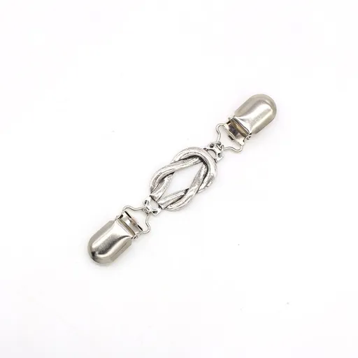 Elegant Retro Sweater Clips for Women and Girls, Shawl Holder Necklace Closure for Dress and Pants Waist Adjustment