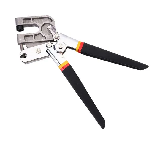 High carbon steel metal steel stud crimping tool, TPR handle stud crimping tool, punching lock frame fastening crimping manual tool
