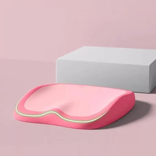 Seat Cushion, Dual‑Pink Spliced
