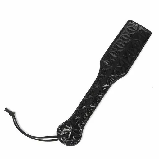 House Of Dasein Diamond Pattern Bdsm Submissive Spanking Paddle Impact Play - Black