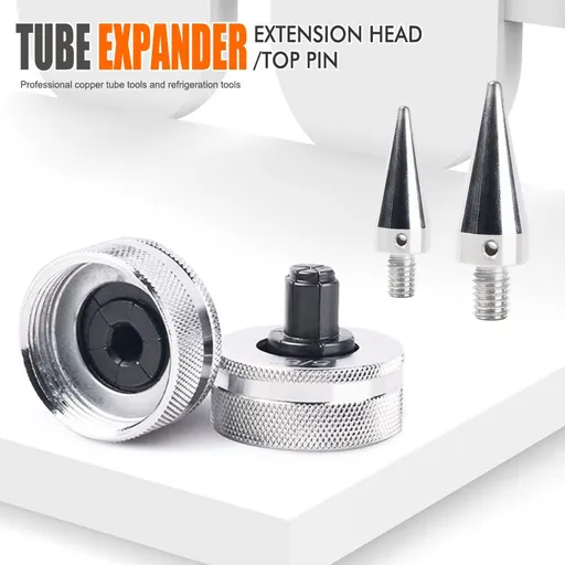 Replacement Alloy Steel Expanding Mandrel Pin for Manual Hydraulic Tube Expander, Compatible with Lever-Type Copper Tube Expander Heads and HVAC Coil Expansion Tools (CT-300A-N2)