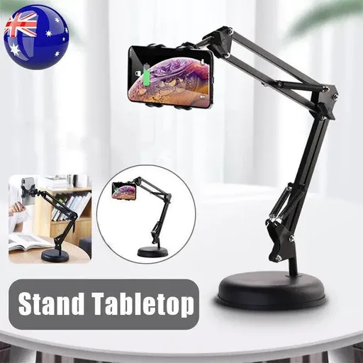 360� Rotating Phone Desk Stand Holder Tabletop Lazy For Iphone Samsung Au