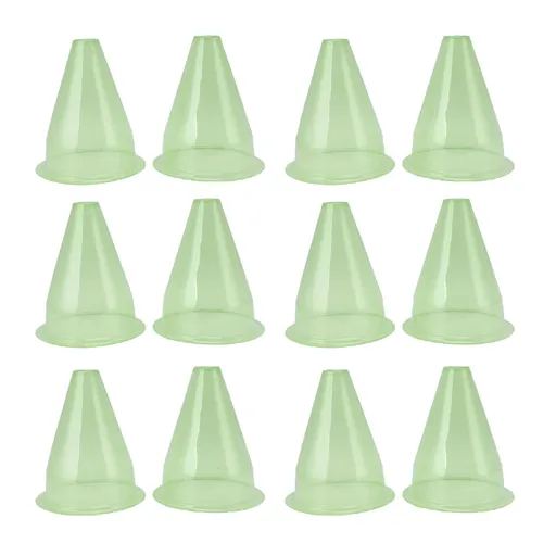 12Pcs Garden Cloches Plastic Multifunctional Plant Covers Protectors Dome Bell Transparent Jar Prevent Birds Frost