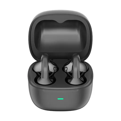 True Wireless Earbuds Zero Pressure Comfort Open Ear Clip Design Black