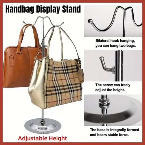 Hanging Bag Rack Display Stand Handbag Storage Organizer for Home and Shop