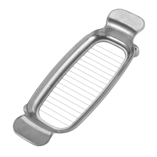 Stainless Steel Butter Slicer, Multipurpose Cheese Cutter with Ergonomic Double-Sided Grip, Precision Kitchen Tool for Block Butter and Soft Foods, 7.7in