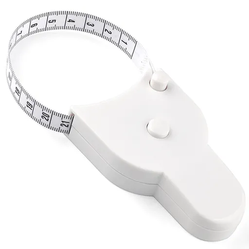 Soft Retractable Body Tape Measure for Fitness, Tailoring & Home Use – 60-Inch Dual-Scale Measuring Tape with Lock, 3-Pack of Identical Units (White)