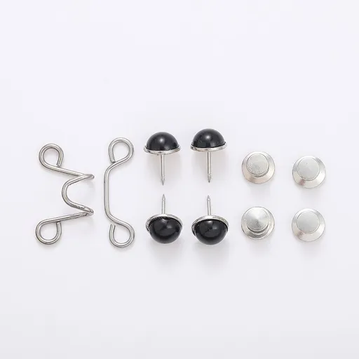 Adjustable Waist Belt Extender for Jeans and Skirts with Pant Clip, Seamless Metal Button Tool