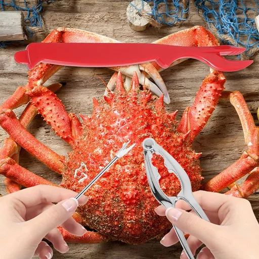 12PCS Stainless Steel Seafood Picks Set for Crab Shellfish Nut Cracker Tools Kitchen Accessories
