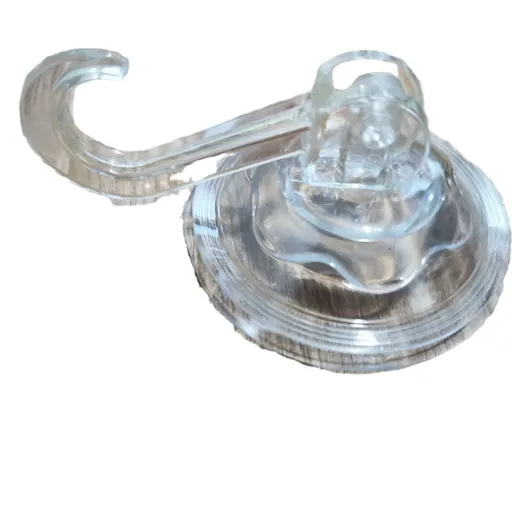 Suction Cup Hooks - Pack of 4, Giant Suction Cups for Shower Wall, Front Door and Glass Window - Heavy-Duty Wreath Hook Set