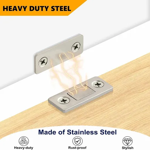 Self Adhesive Magnetic Cabinet Door Closer, 17 x 41 mm