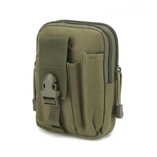 Tactical Waist Bag Utility Military Wallet Pack Belt Molle Multi Purpose Pouch - Green