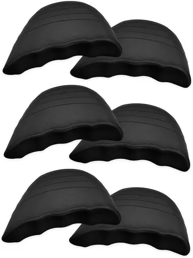 Shoe Filler Insert, Shoe Filler for Shoes Too Big, Toe Cushion Fillers Make Shoes Fit, Shoe Filler for Loose Shoe, Prevent Heel Sliping, One Size Fits Shoe Inserts for Women and Men (Blcak, 3 Pairs)