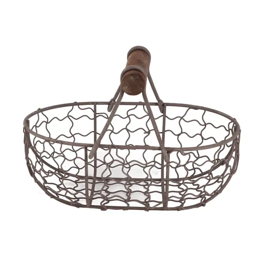2pcs Flower Girl Basket Wedding Flower Baskets Metal Baskets Home Decor