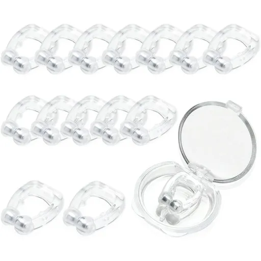 15 Pack Magnetic Anti Snoring Nasal Clip, Anti Snoring Device