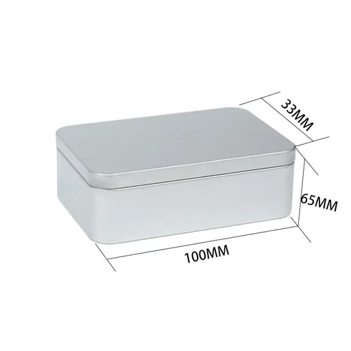 2pcs box Silver Bakery Balm About Sealed Cookies X Sweets Decorative Multipurpose/Empty Decor Leaf Sachets Portable Tinplate