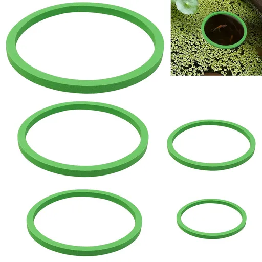 5Pcs Aquarium Floating Plant Rings and Fish Feeding Rings,Aquarium Floating Plant Corral,Fish Feeding Rings Floating
