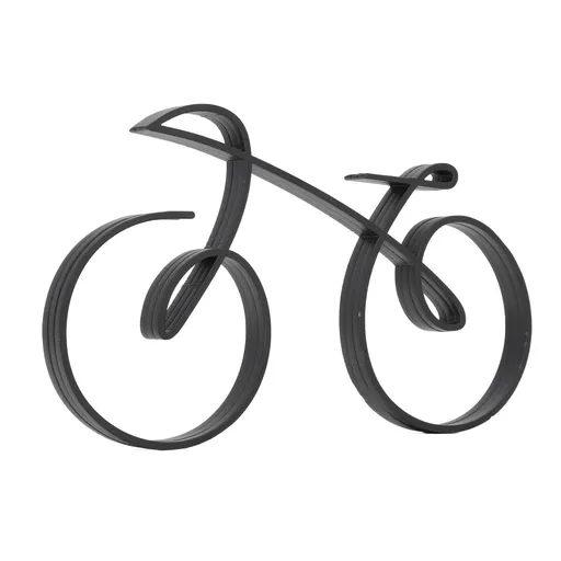 Minimalistic Bike Sculpture Metal Modern Wire Framed Style Bike Ornament Home Decoration Gift