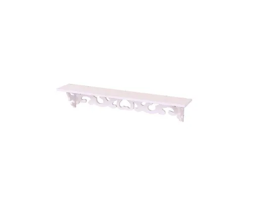Modern White Floating Wall Mounted Display Storage Shelf Home Living Room Decor-White S