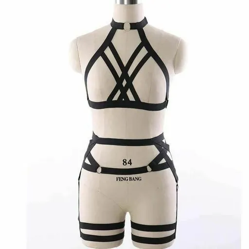 House Of Dasein Body Harness Women Lingerie Bondage Fetish Kink Restraints - O0190 P0129