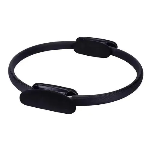 6 Colours Pilates Yoga Ring Magic Circle Fitness Equipment for Toning Slim Legs - Black