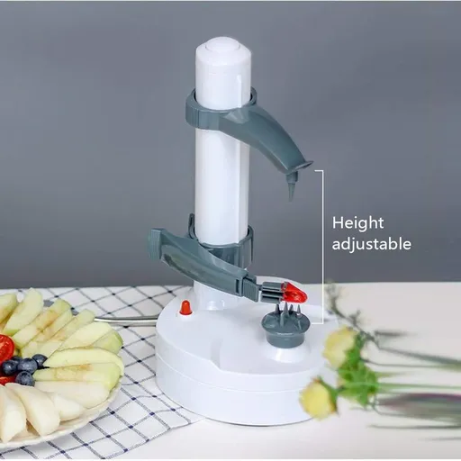 Electric Rotato Peeler， Multifunctional Electric Automatic Peeler Stainless Steel Fruit and Vegetable Peeler Machine for Apple