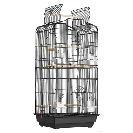 Bird Flight Cage 39 in Hanging Metal Parakeet Cage for Cockatiels Parrot