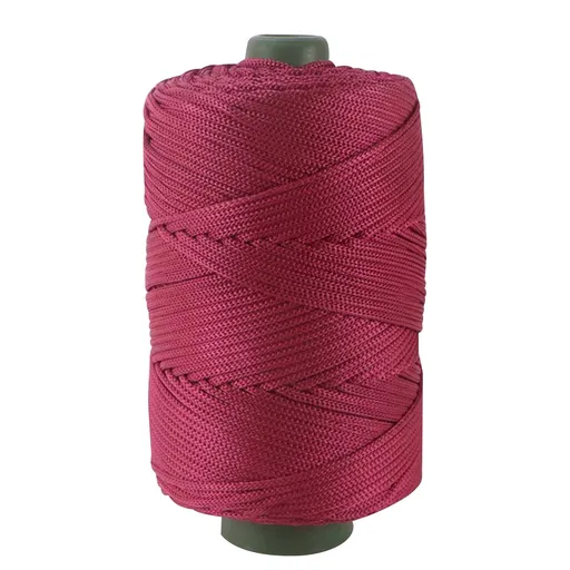 32 Colors Macrame Cotton Cord 200g/7.05oz,100% Natural Handmade 4 Strands Twisted Cotton Rope Polyester Thread Spools for Wall Hanging Plants Hangers Gift Wrapping Tapestry DIY Crafts #R - Wine Red