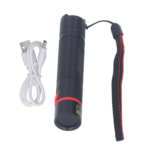 365nm Mini UV Flashlight Black Light USB Rechargeable LED Blacklight Pet Urine Detector for Dog Cat Urine Dry Stains