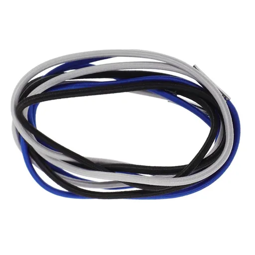 3-Pack Large Elastic Trash Bag Bands in Assorted Colors for Household, Kitchen, and Home Use