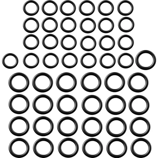 50 pcs Pressure Washer O-Rings Replacement For 1/4 Inch, 3/8 Inch, M22 Quick Connect Coupler (O Ring, 50 pcs)