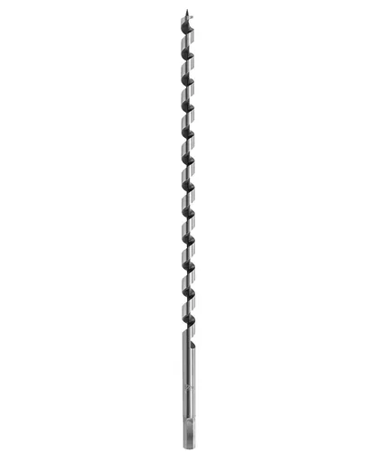 Auger Drill Bit for Wood, 1/2 Inch Diameter x 16 Inch Length, 3/8-Inch Hex Shank, Long Drill Bits
