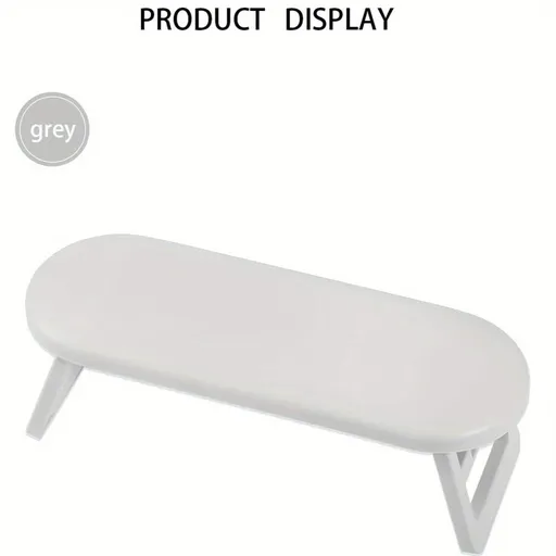 Grey Dual-Use Hand Pillow: Combines Manicure Support and Portable Folding, Ergonomic Design, Suitable for Multiple Scenarios, Providing Comfort Anytime