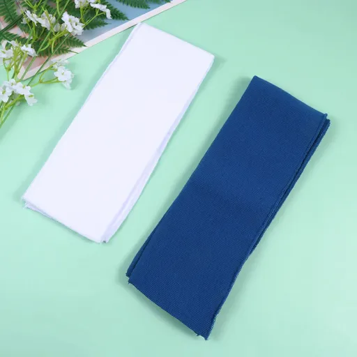 Collar Cloth Knitted Elastic Assorted Color for DIY Projects 6Pcs
