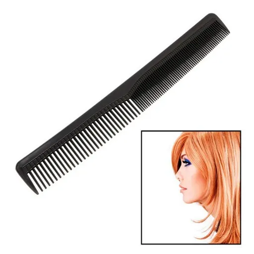3 Piece Hairdressing Comb Comfortable Grip Durable Fiber Cutting Comb for Men and Women