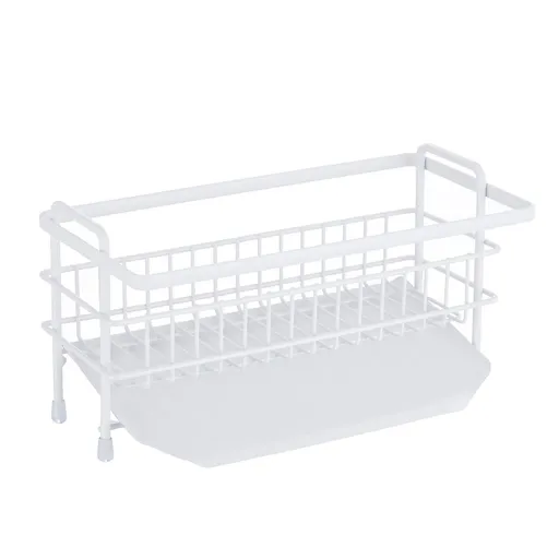 Sink Sponge Holder Stainless Steel Countertop Dish Sponge Organizer Dry Rack for Kitchen