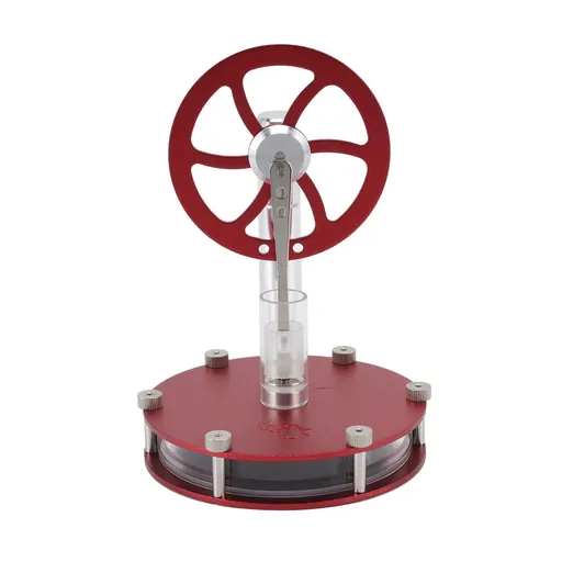 Stirling Engine Model Low Temperature Differential Education Toy Metal Hot Air Engine Motor for Kids Learning