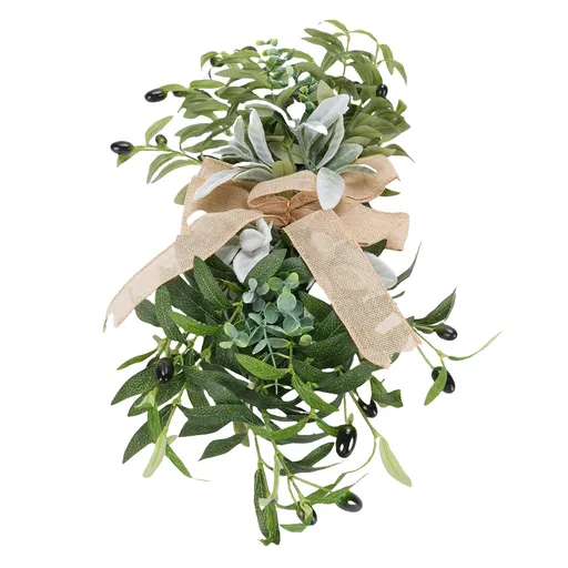 Artificial Olive Stair Hanging Decoration 60CM Handcrafted Vivid Details Fake Olive Decor for All Seasons