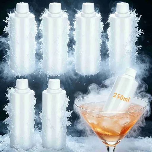 14oz Reusable Ice Bottle Inserts with Lids, 6Pcs BPA-Free Plastic Ice Sticks for Wide Mouth Mason Jars, Water Bottles, Beverages, Freezable Ice Cores to Keep Drinks Cold Without Dilution