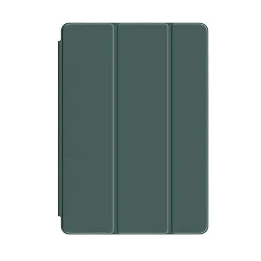 Shockproof Silicone iPad Air 4 Cover with Pencil Slot and Smart Wake - Dark Green