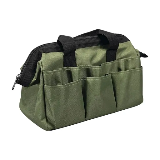 Professional Thick Fabric Construction Tool Bag High Capacity Design Dustproof Coating For Jobsite Equipment