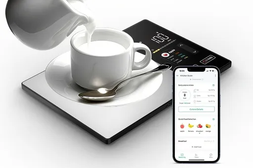 Kitchen Scale with Bluetooth App Nutrition Tracker High Precision Food Scale