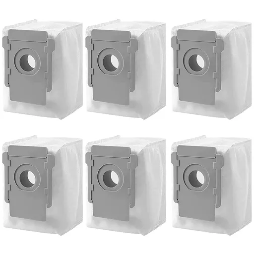 6 pack Robot Vacuum Cleaner Dust Bag Filter Bags for roomba i7 i7 + Plus E5 E6